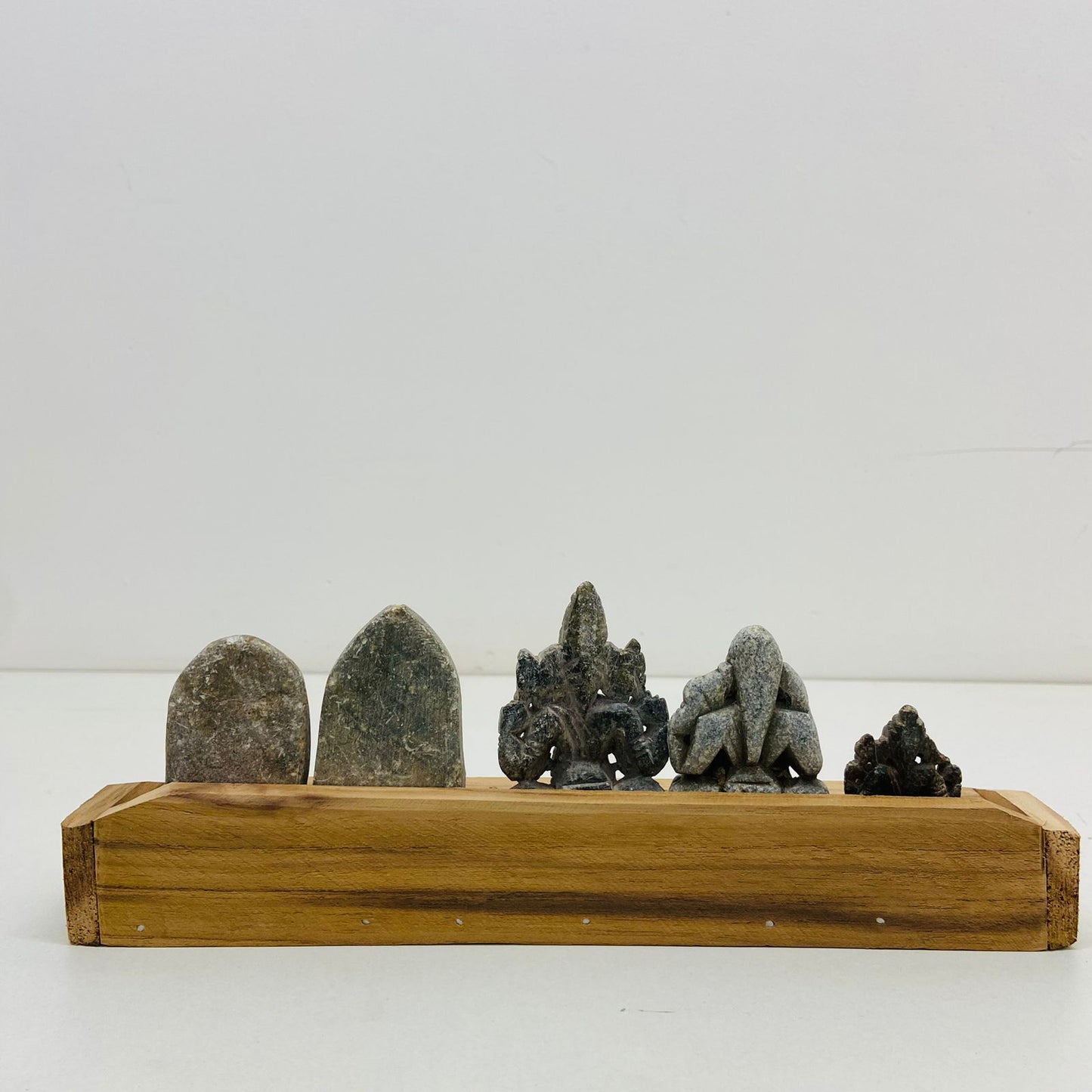 Set of Five piece Stone Ganesha Sculpture