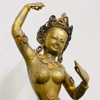 Brass Tara buddhism sculpture