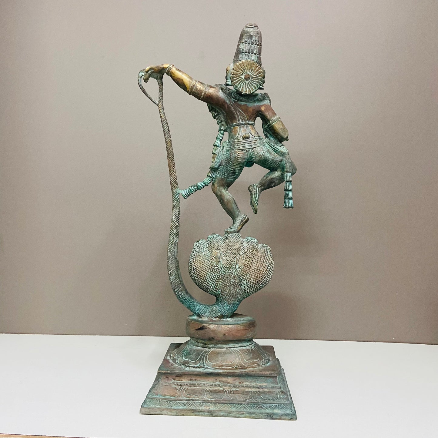 Kalinga Narthana Krishna made of brass