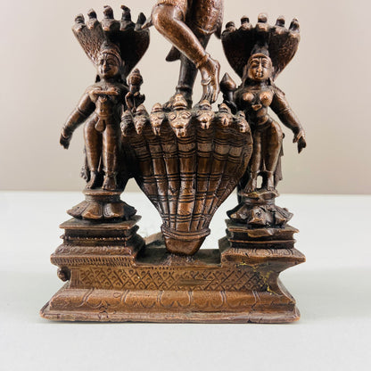 Kalinga Narthana Krishna made of copper