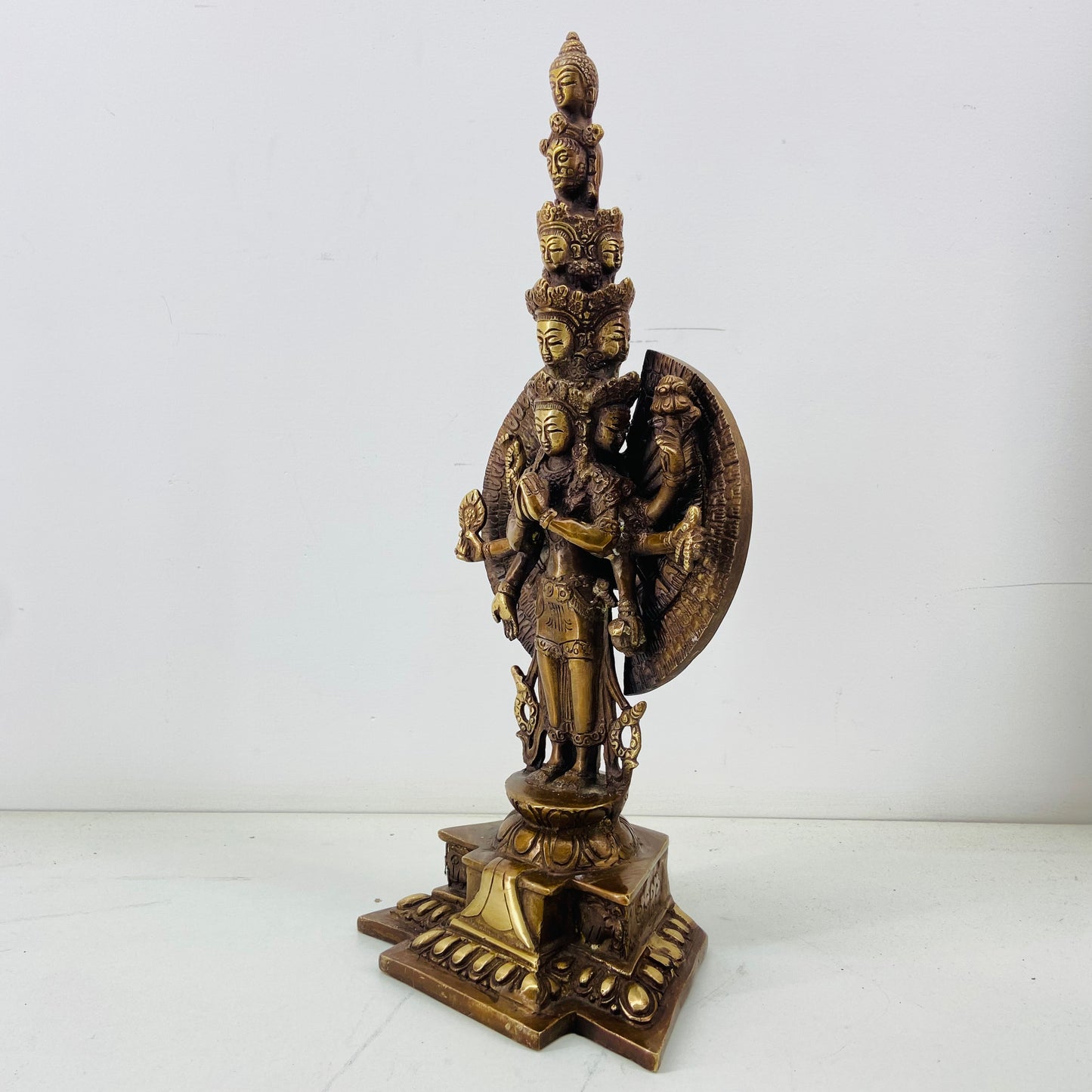 Buddhism Avalokitesvara Brass Sculpture