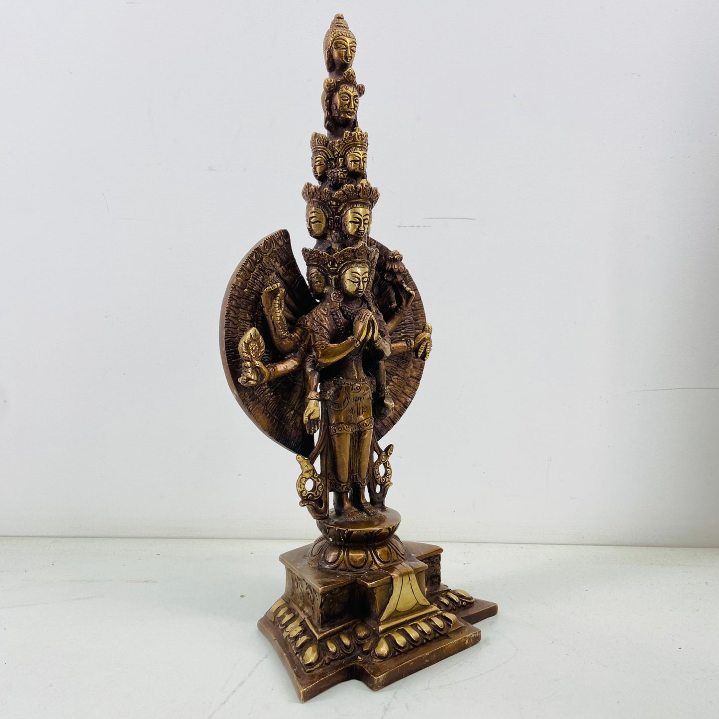 Buddhism Avalokitesvara Brass Sculpture