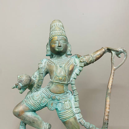 Kalinga Narthana Krishna made of brass