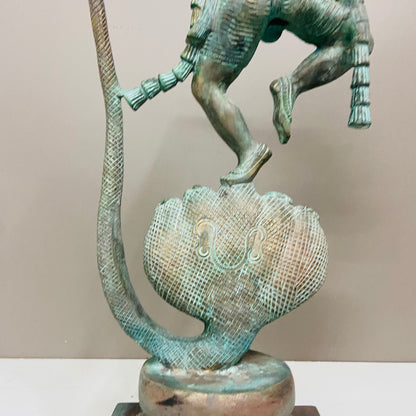 Kalinga Narthana Krishna made of brass