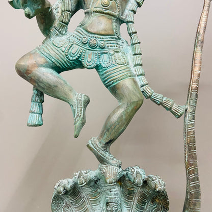 Kalinga Narthana Krishna made of brass