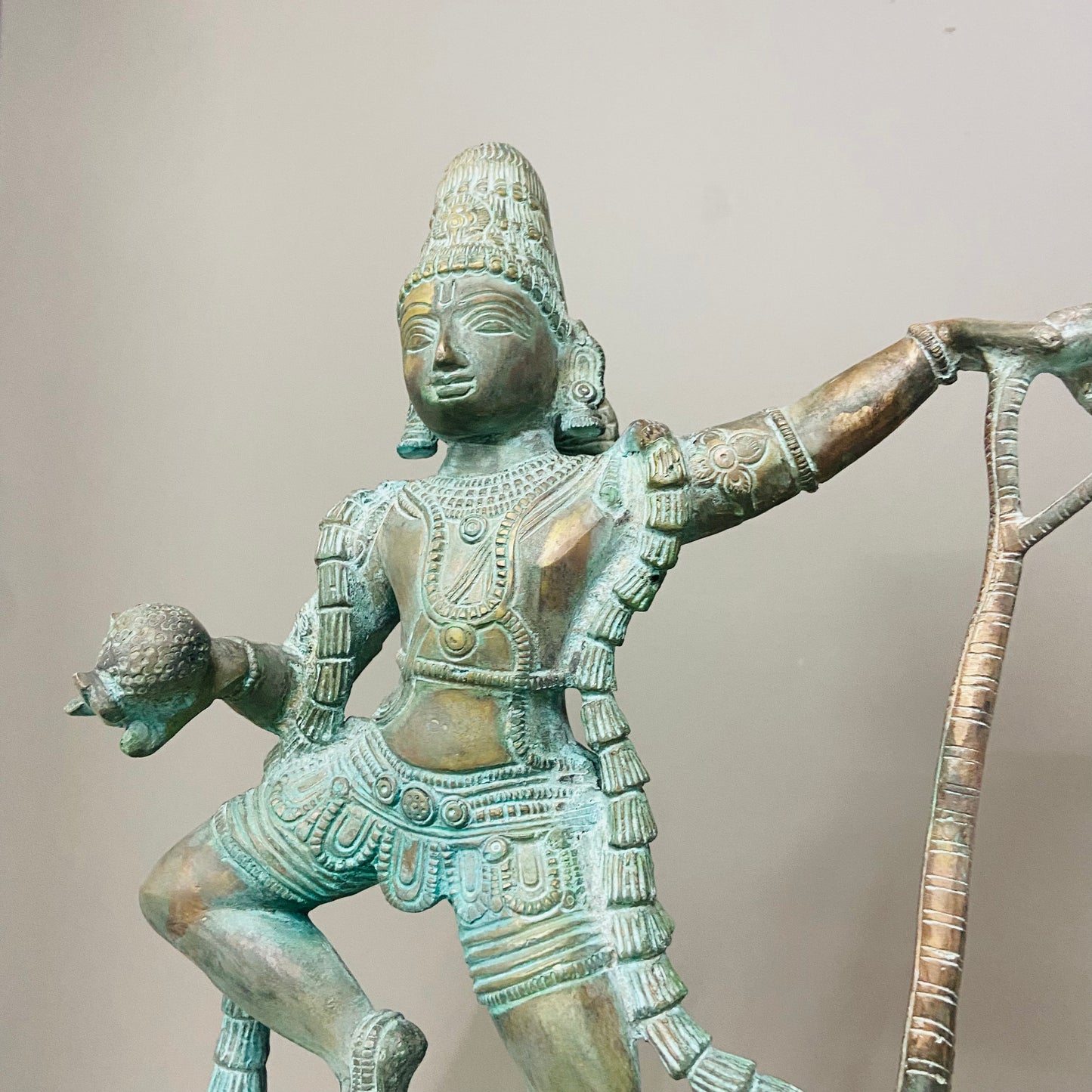 Kalinga Narthana Krishna made of brass