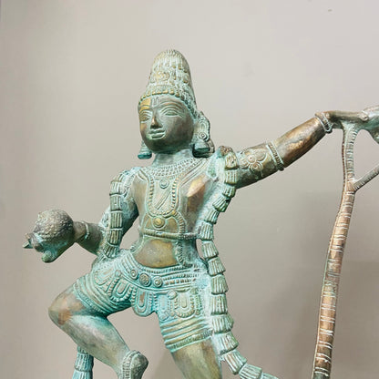 Kalinga Narthana Krishna made of brass