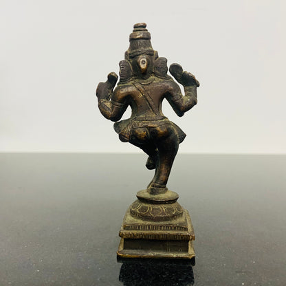 Small size Narthana Ganesha made of Brass