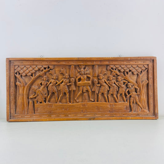 Wooden Tribal Wall panel