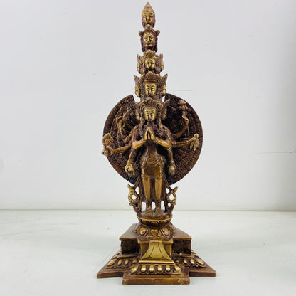 Buddhism Avalokitesvara Brass Sculpture