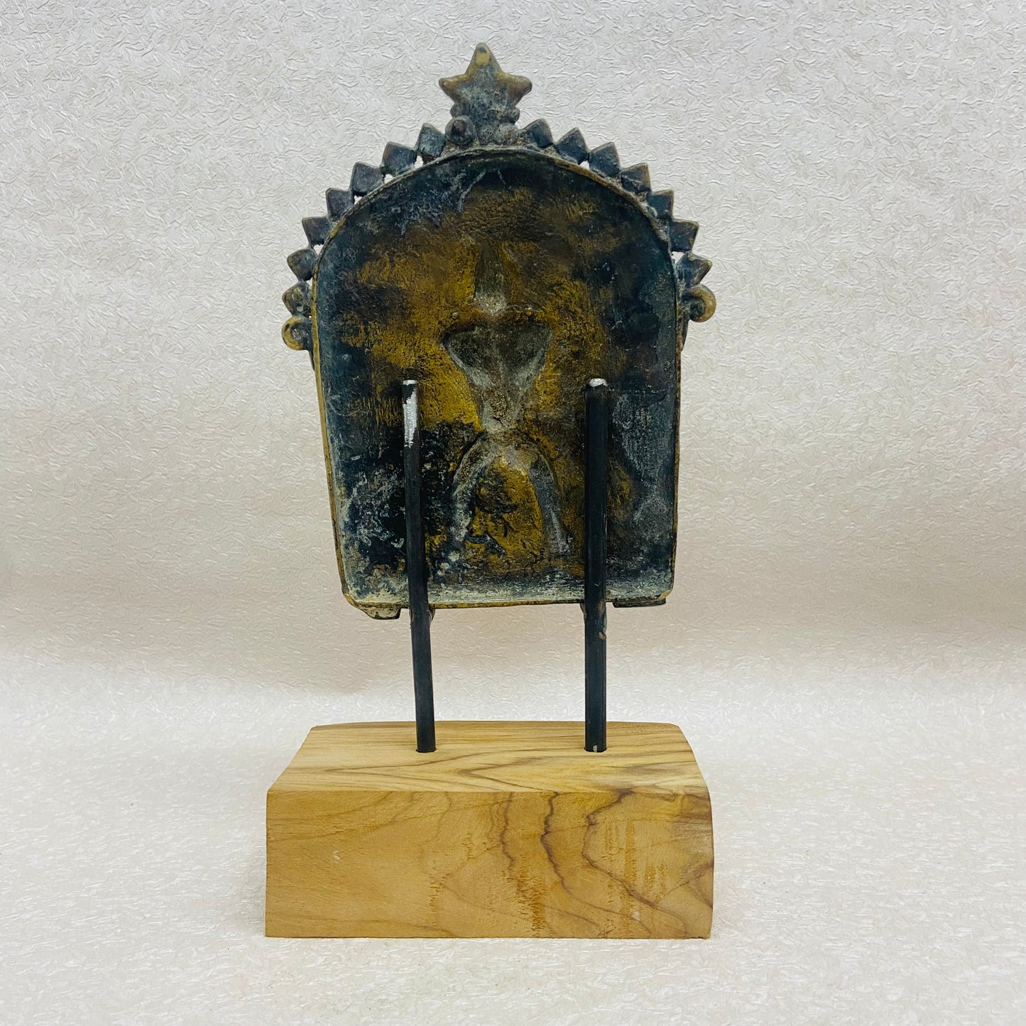 Antique Brass Veerabhadra plaque or Virabhadra Plaque
