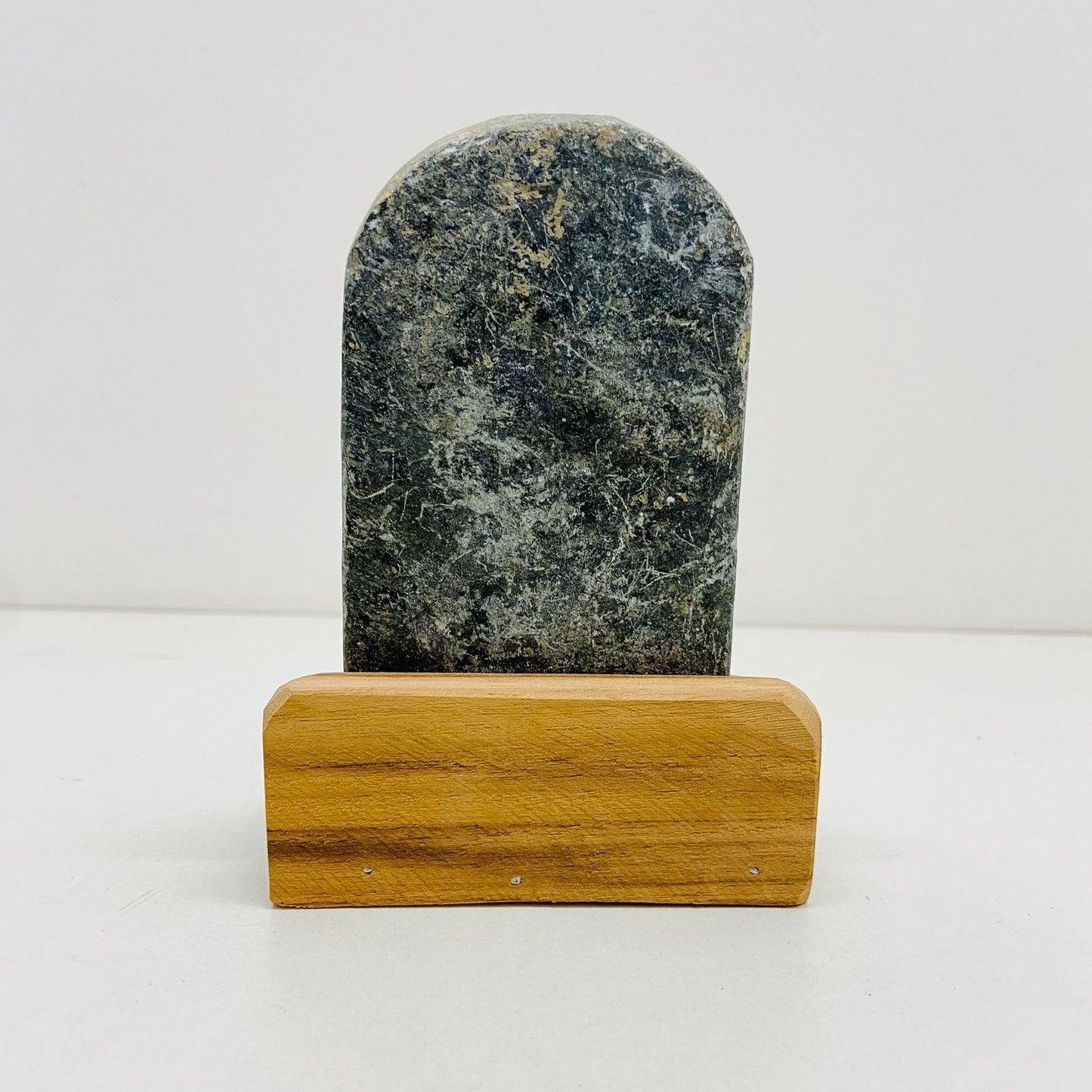 Old Seated Stone Ganesh Sculpture