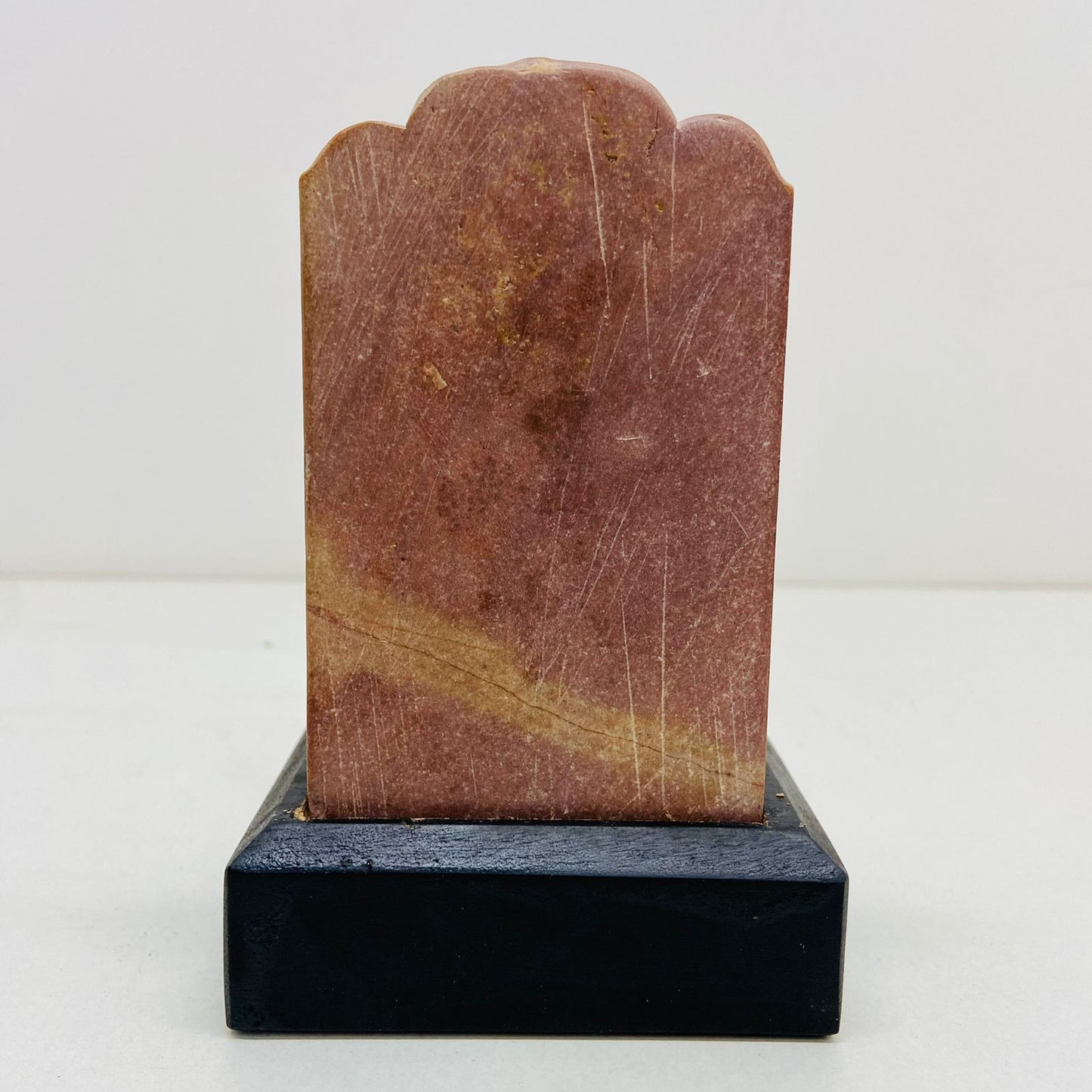 Handcarved Stone Seated Buddha