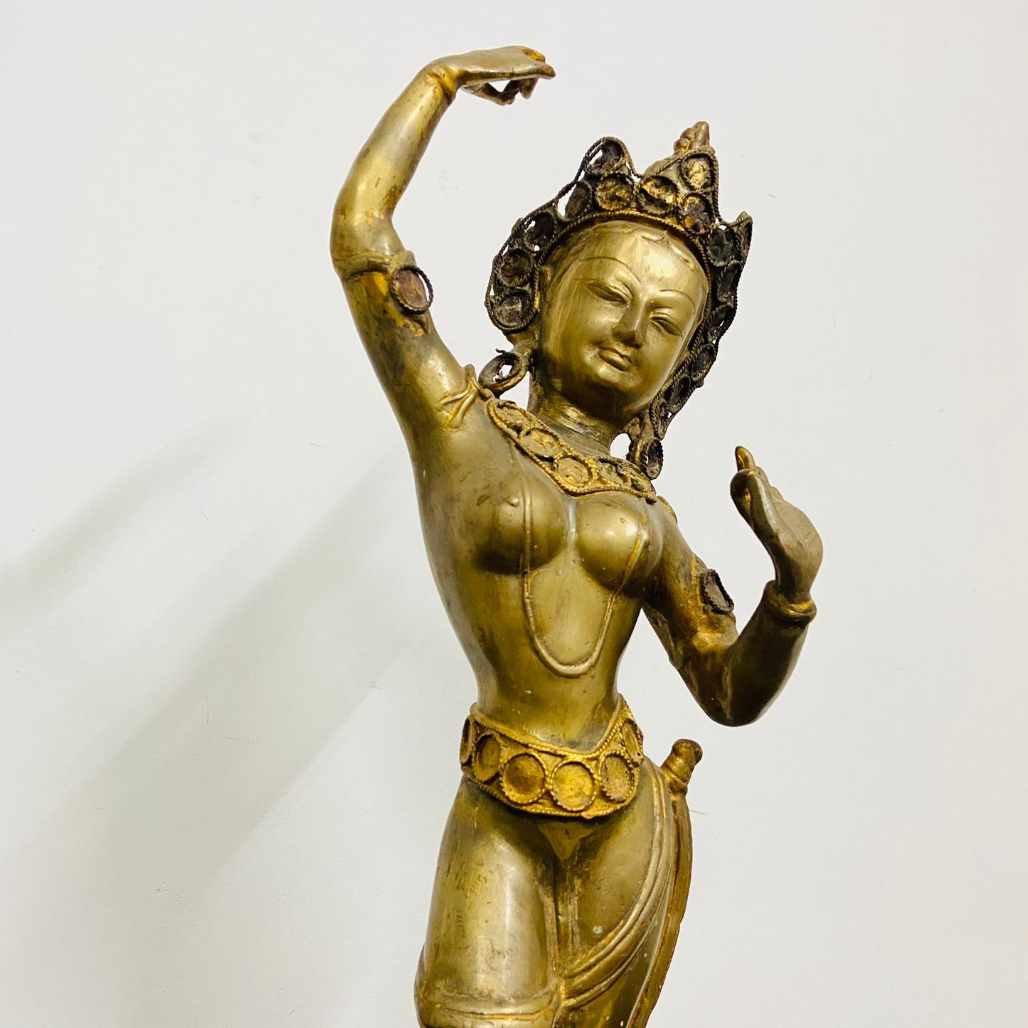 Brass Tara buddhism sculpture