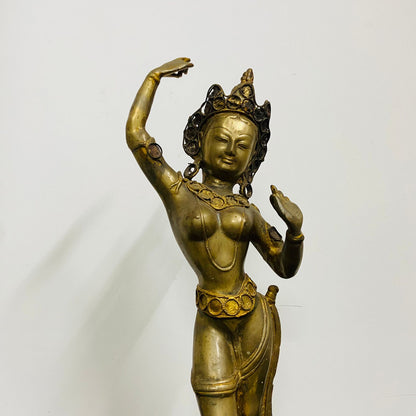 Brass Tara buddhism sculpture
