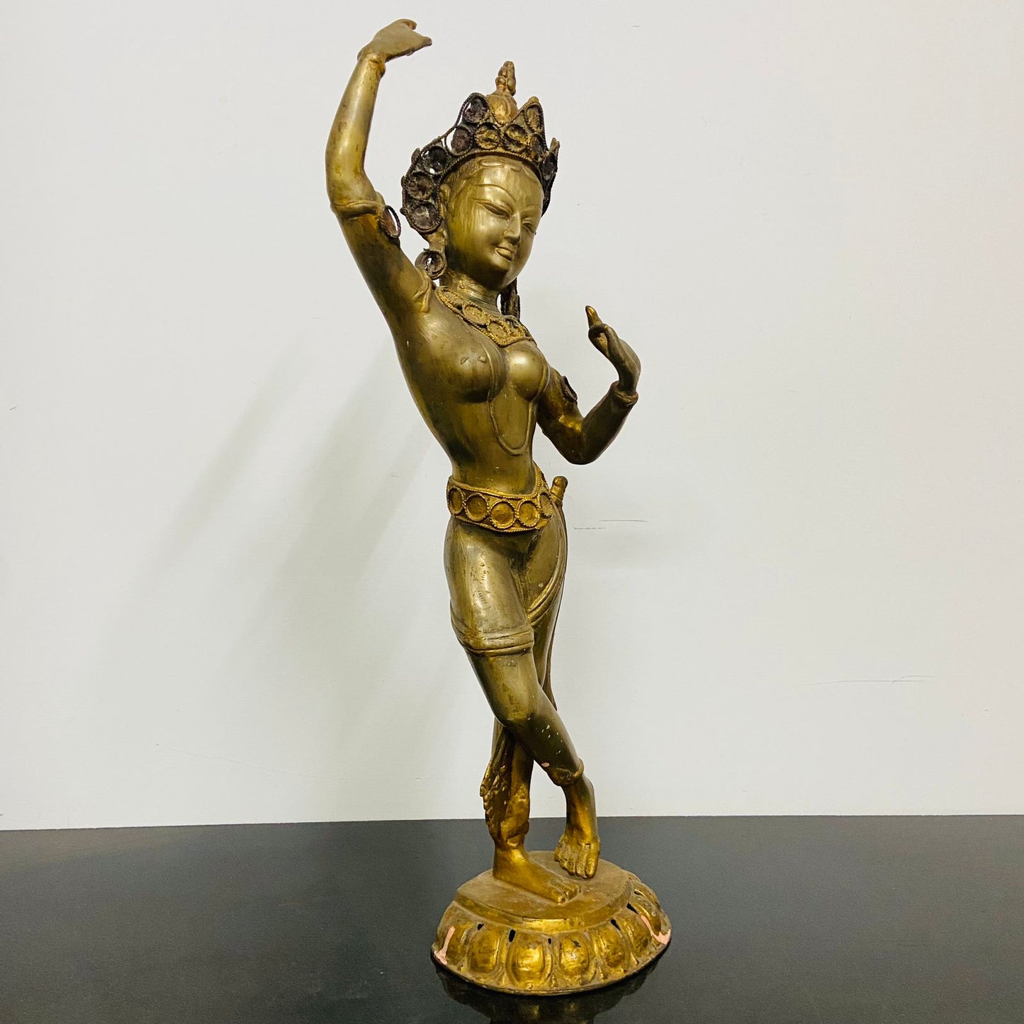 Brass Tara buddhism sculpture