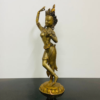 Brass Tara buddhism sculpture