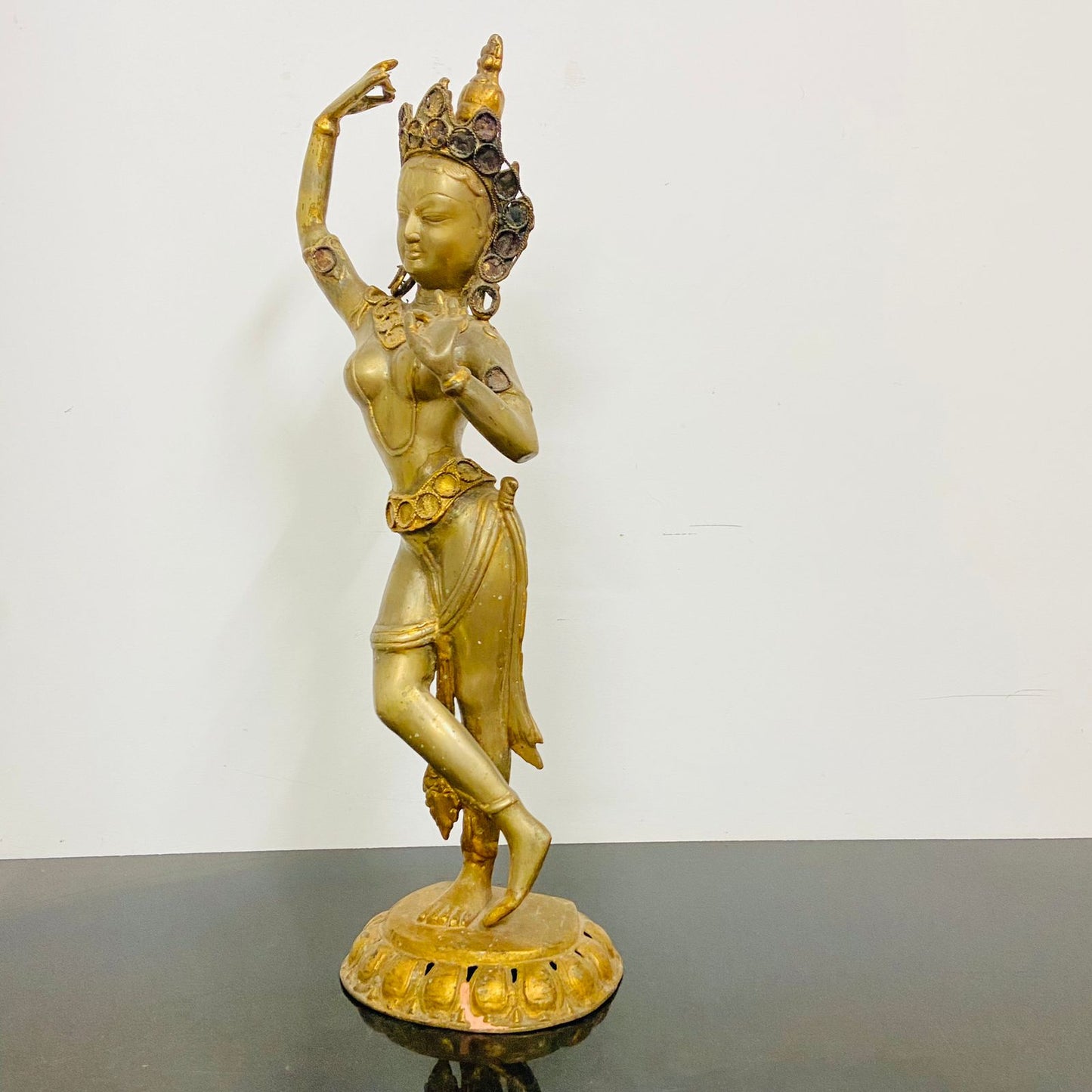 Brass Tara buddhism sculpture