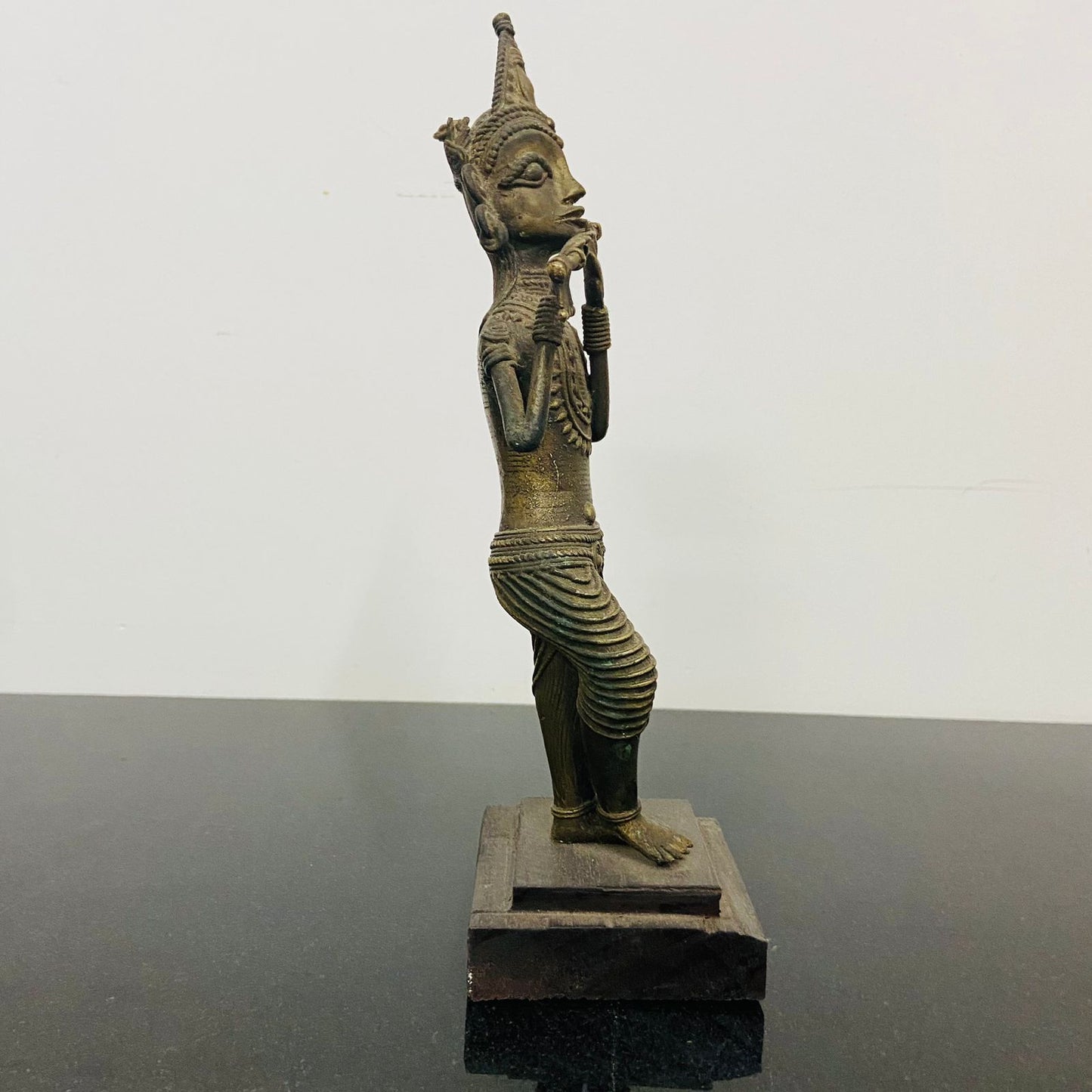 Handmaded Tribal art ( Dokhra art ) shri krishna, krishna statue, krishna idol, brass krishna idol