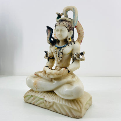 Marble Seated Shiva Statue