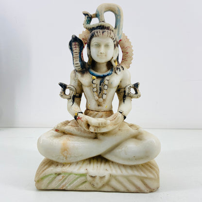 Marble Seated Shiva Statue