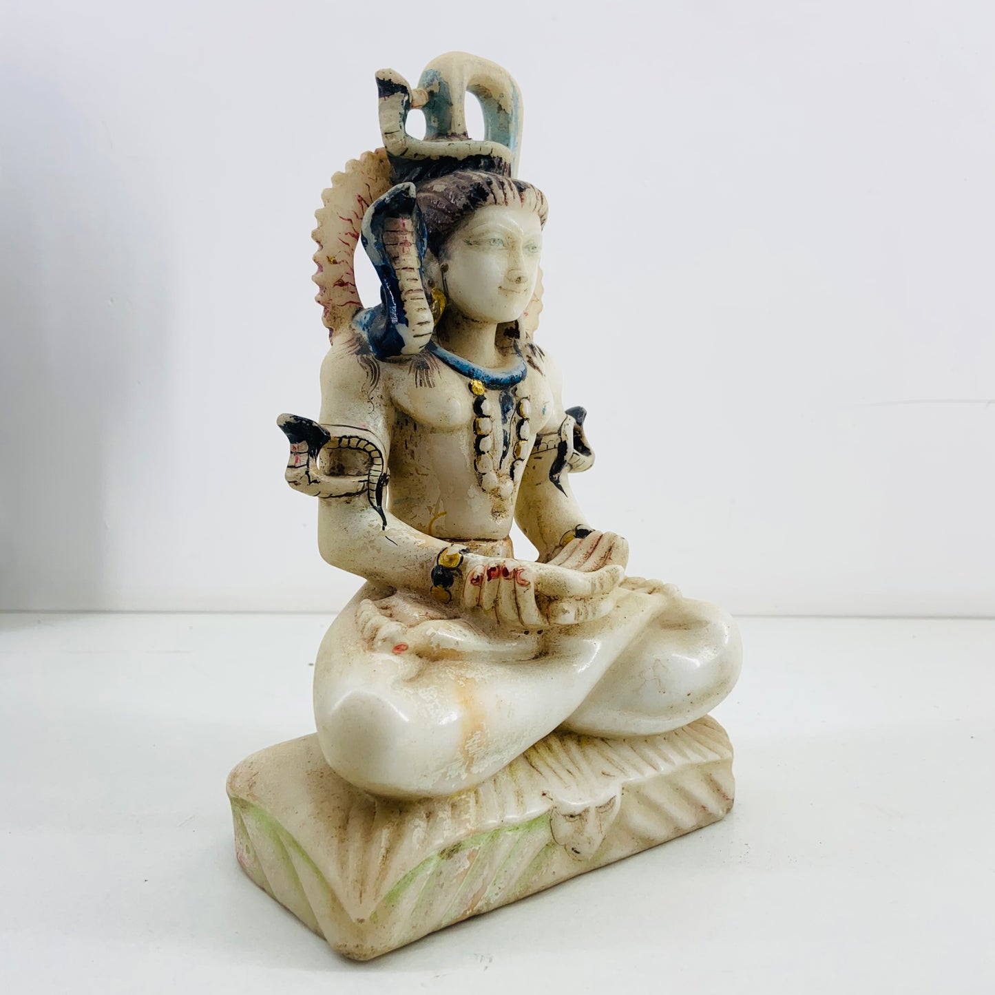 Marble Seated Shiva Statue