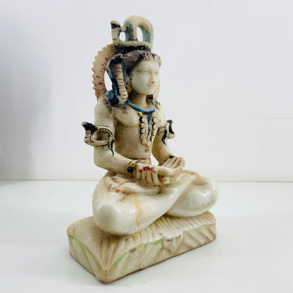 Marble Seated Shiva Statue