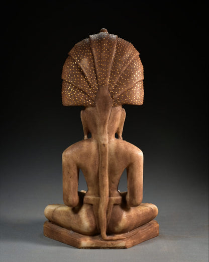 Seated Parshwanath Marble