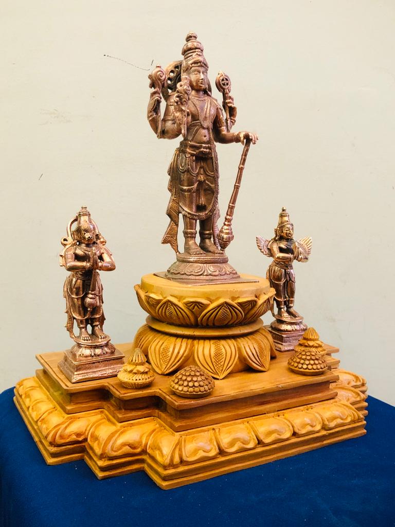 Vishnu Darbar | Vishnu Statue | Hanuman Statue | Garuda Statue | Decor | Home Decor - KhatiJi