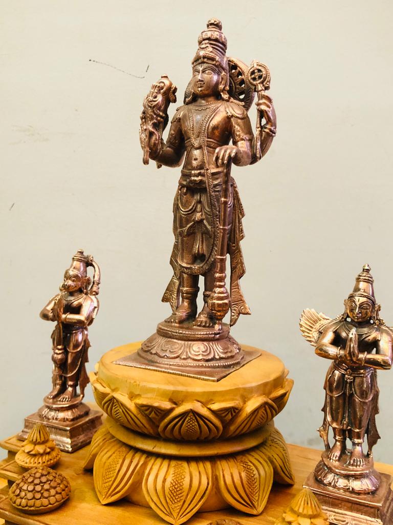 Vishnu Darbar | Vishnu Statue | Hanuman Statue | Garuda Statue | Decor | Home Decor - KhatiJi