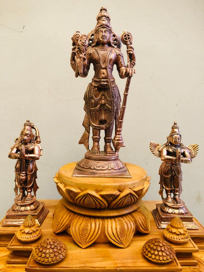 Vishnu Darbar | Vishnu Statue | Hanuman Statue | Garuda Statue | Decor | Home Decor - KhatiJi
