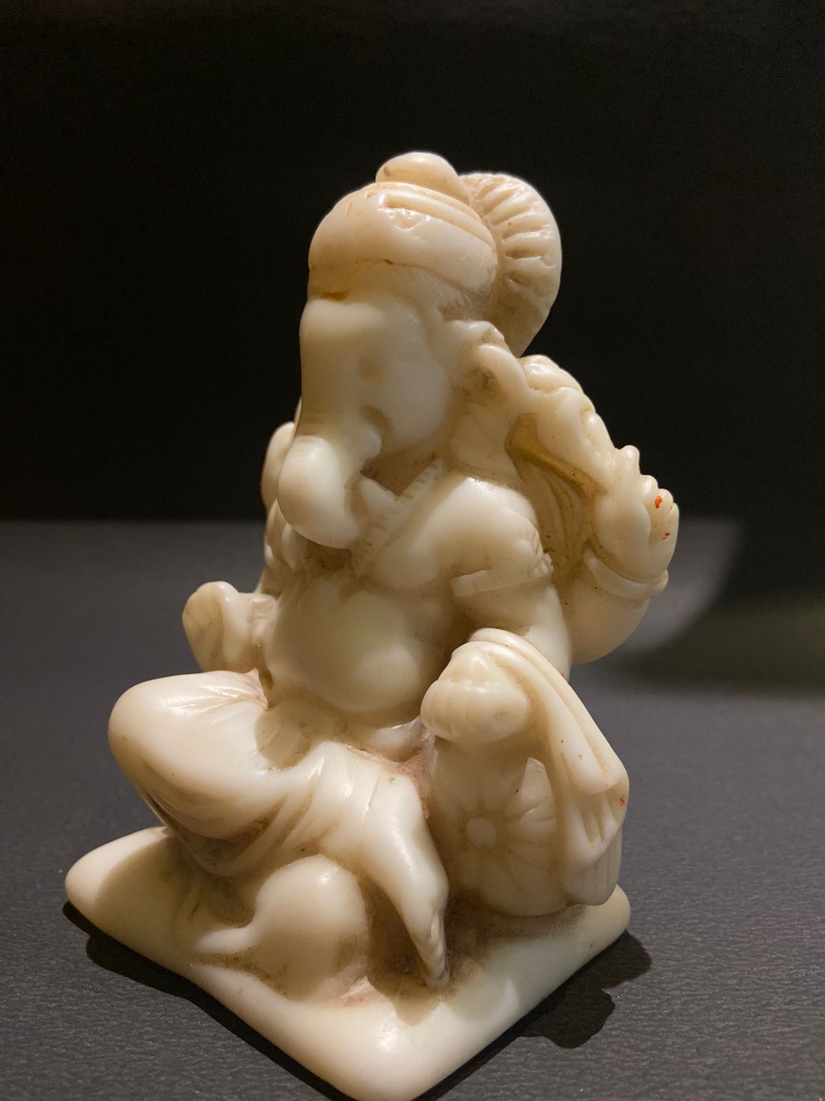 Vintage Marble Ganesha Statue, Marble Sculpture, Marble ganesha, Very rare collection - KhatiJi