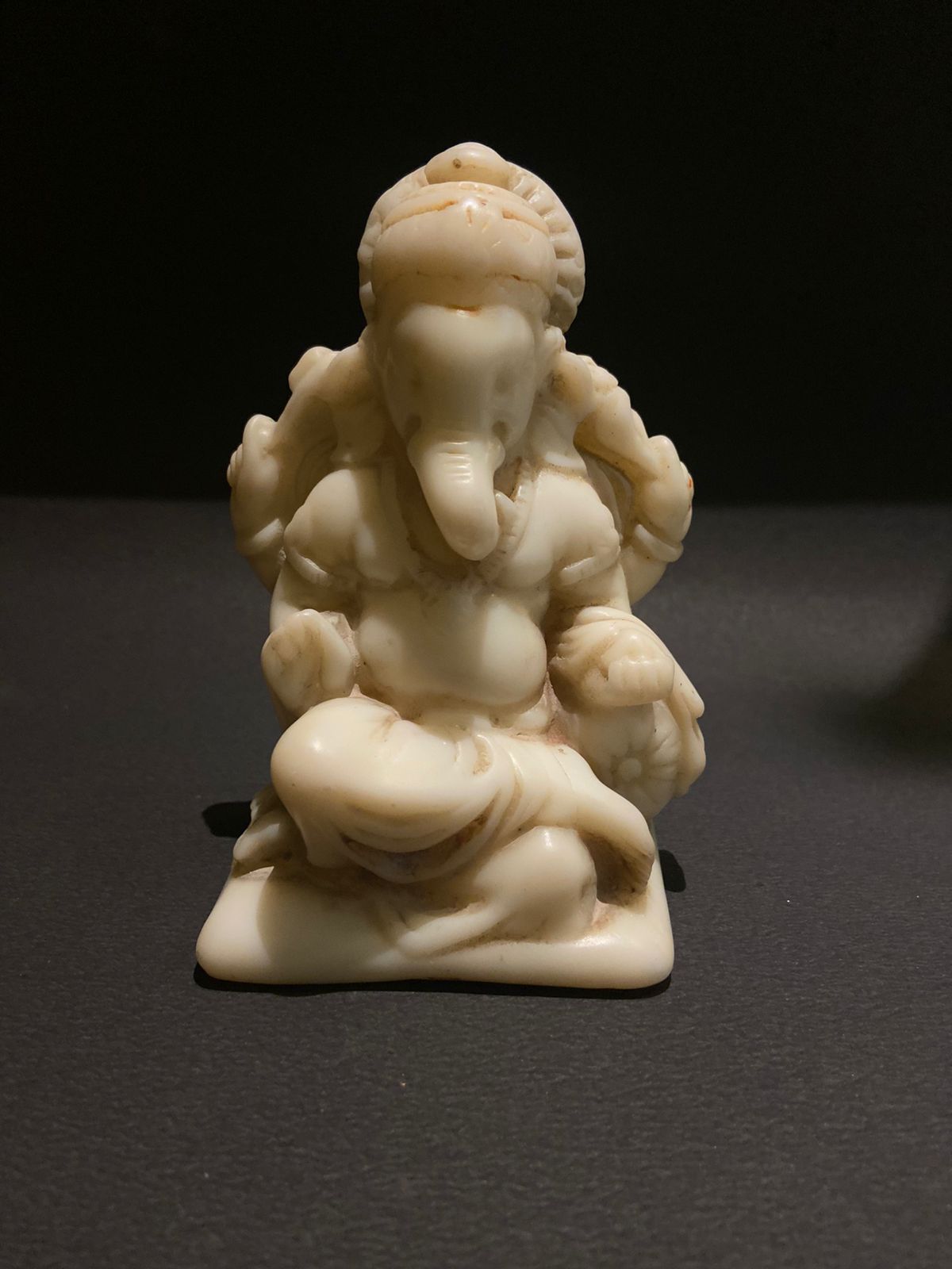 Vintage Marble Ganesha Statue, Marble Sculpture, Marble ganesha, Very rare collection - KhatiJi