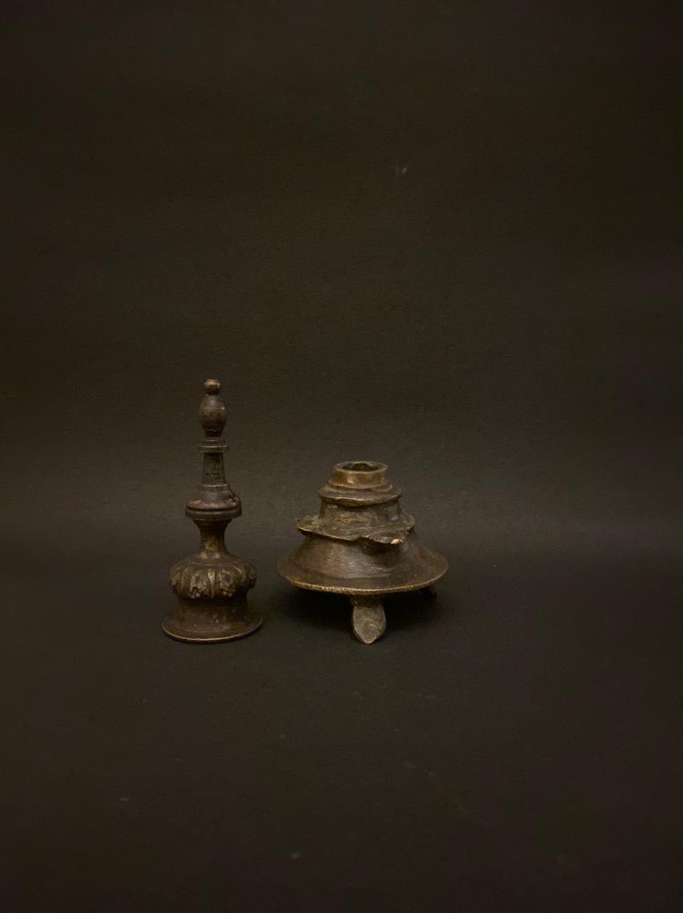 Ink Well | InkPot | Pagoda Shaped Ink Pot | Antique | Rare Collection - KhatiJi