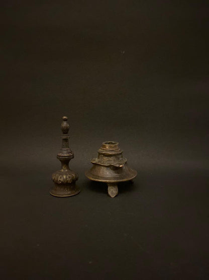 Ink Well | InkPot | Pagoda Shaped Ink Pot | Antique | Rare Collection - KhatiJi