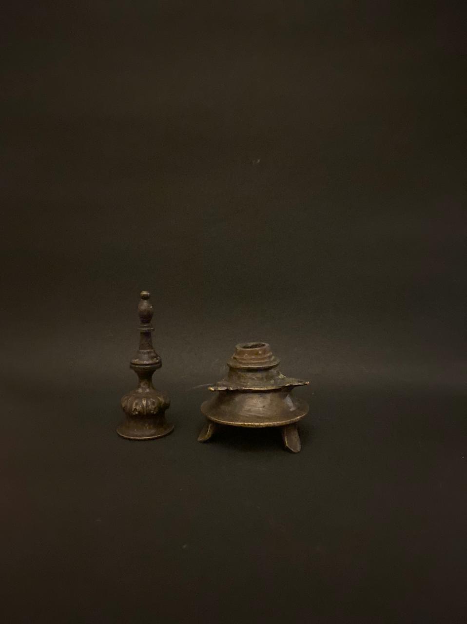 Ink Well | InkPot | Pagoda Shaped Ink Pot | Antique | Rare Collection - KhatiJi