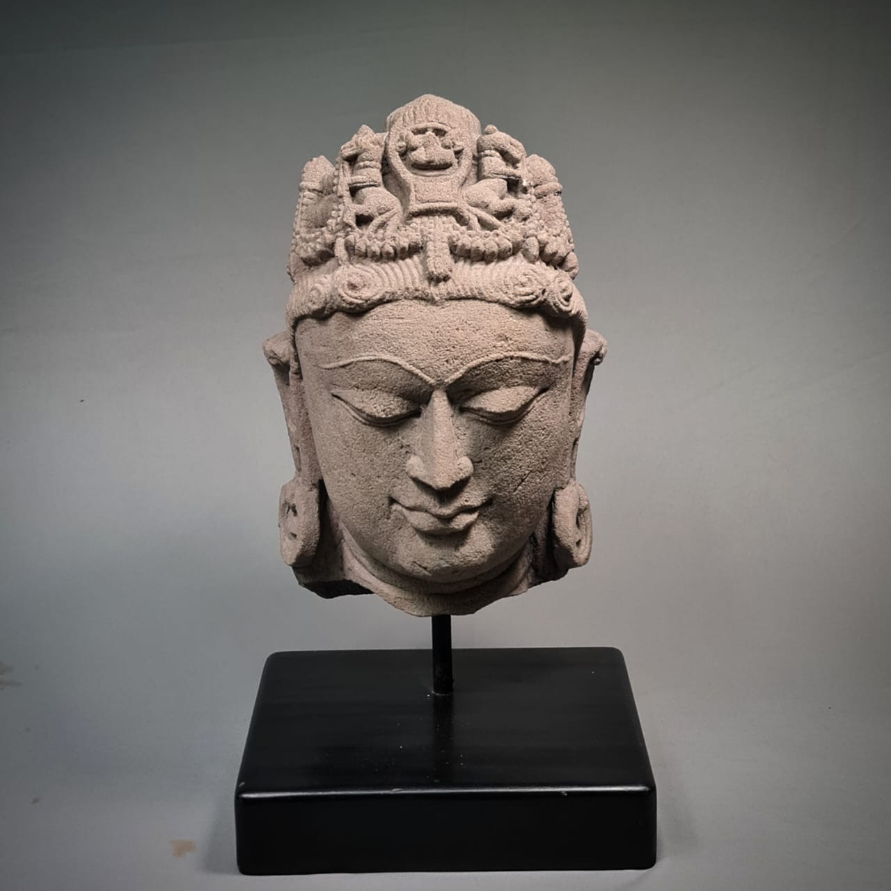 Stone Shiva Head, Vintage Sculpture, Stone Sculpture, Stone Statue, Shiva Statue, antique collection - KhatiJi