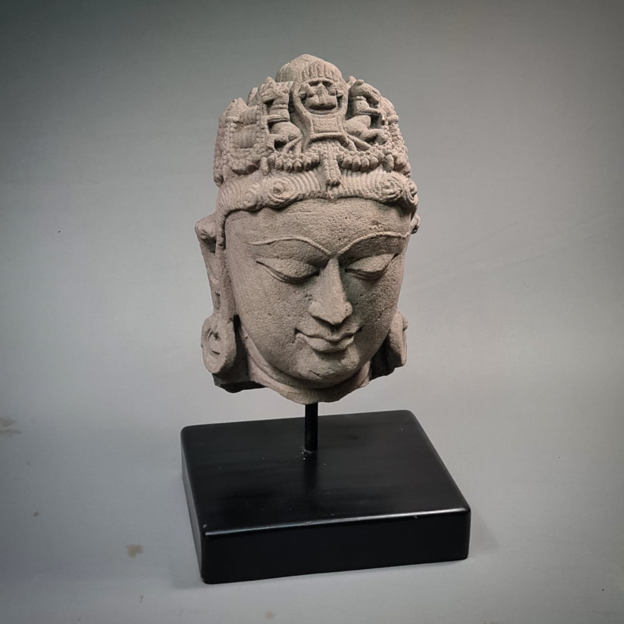 Stone Shiva Head, Vintage Sculpture, Stone Sculpture, Stone Statue, Shiva Statue, antique collection - KhatiJi