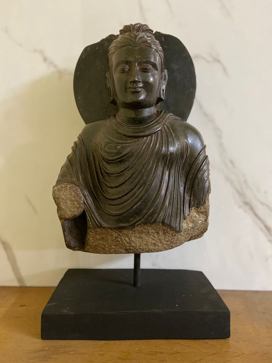 Stone Buddha Sculpture, Buddha Sculpture, Buddha Statue, Indian Vintage Buddha, Home Decor, Garden Decor, Buddha stone statue - KhatiJi