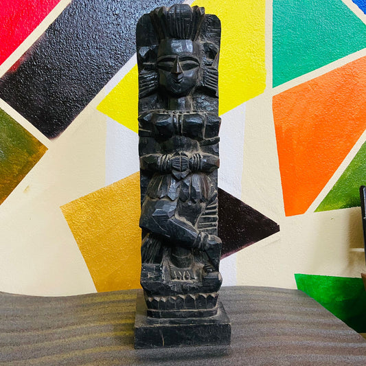 African Style hand carved wooden Sculpture
