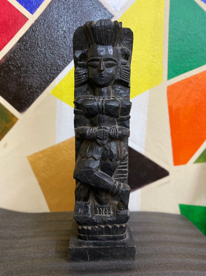 African Style hand carved wooden Sculpture