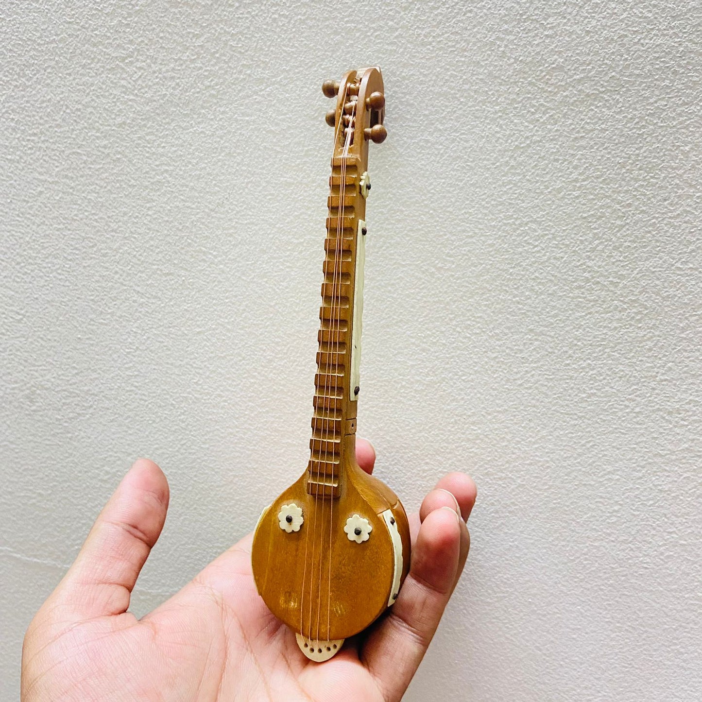 wooden miniature veena or Sitaar