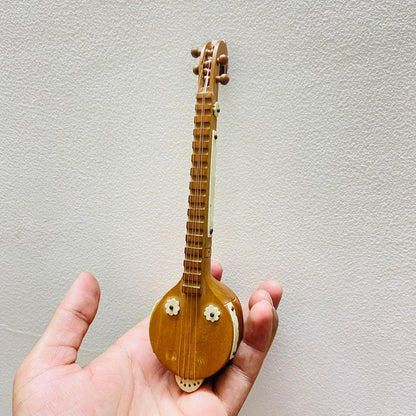 wooden miniature veena or Sitaar