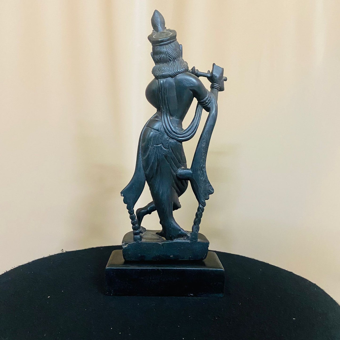 Krishna Black Stone, Krishna statue, Krishna Idol, krishna idol statue in living room, lord krishna