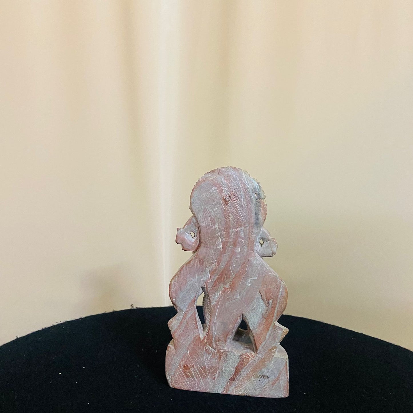 Stone Dancing Six hand Ganesh Ji on Three Headed Vasuki Serpent