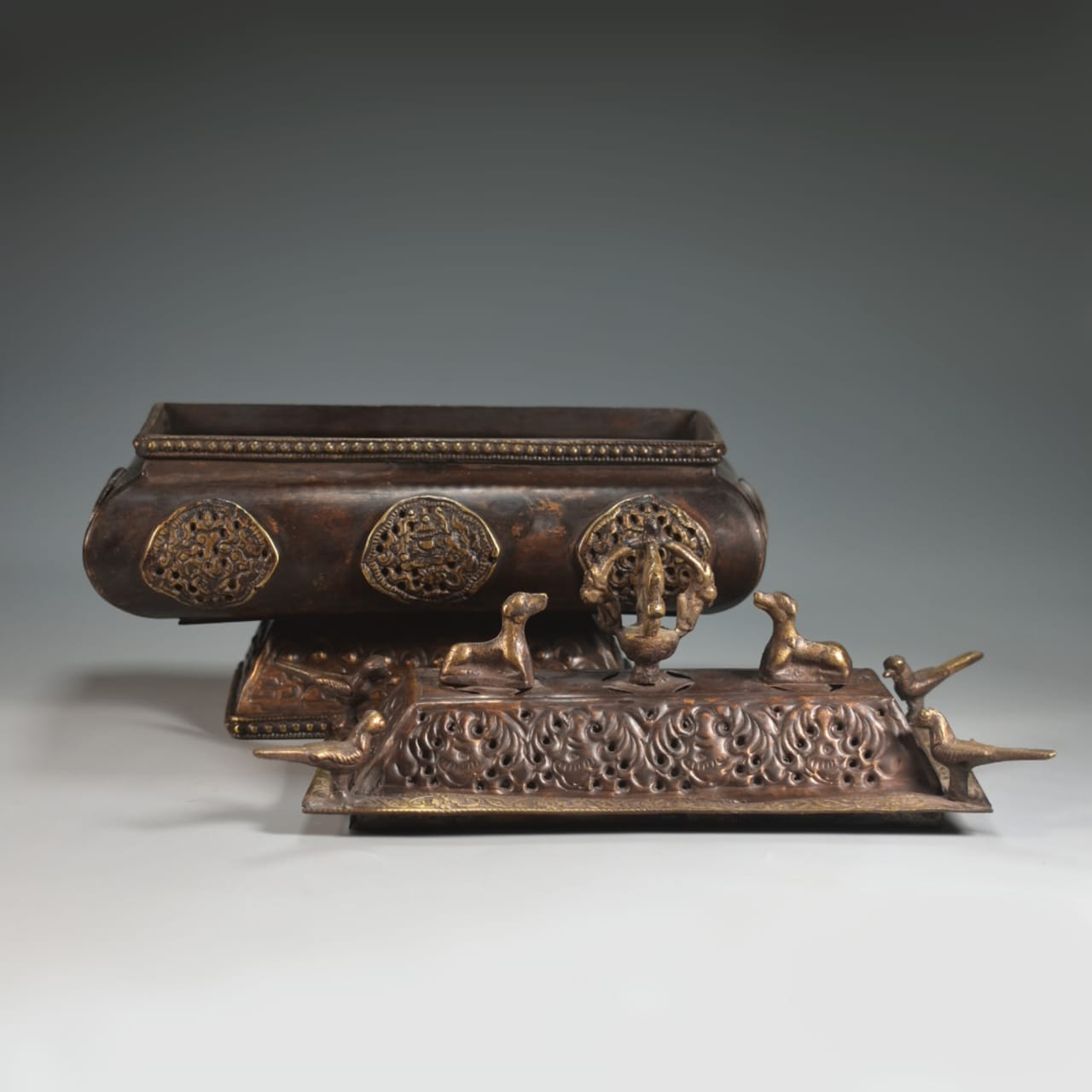 Handcasted Brass Incense Burner