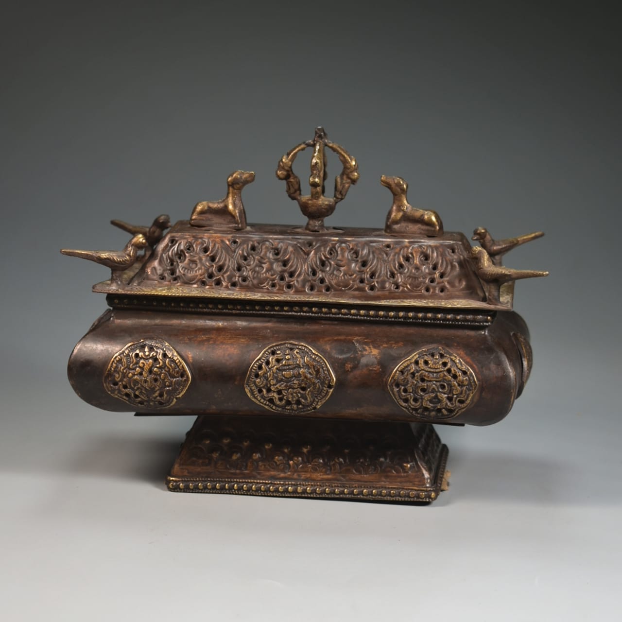 Handcasted Brass Incense Burner