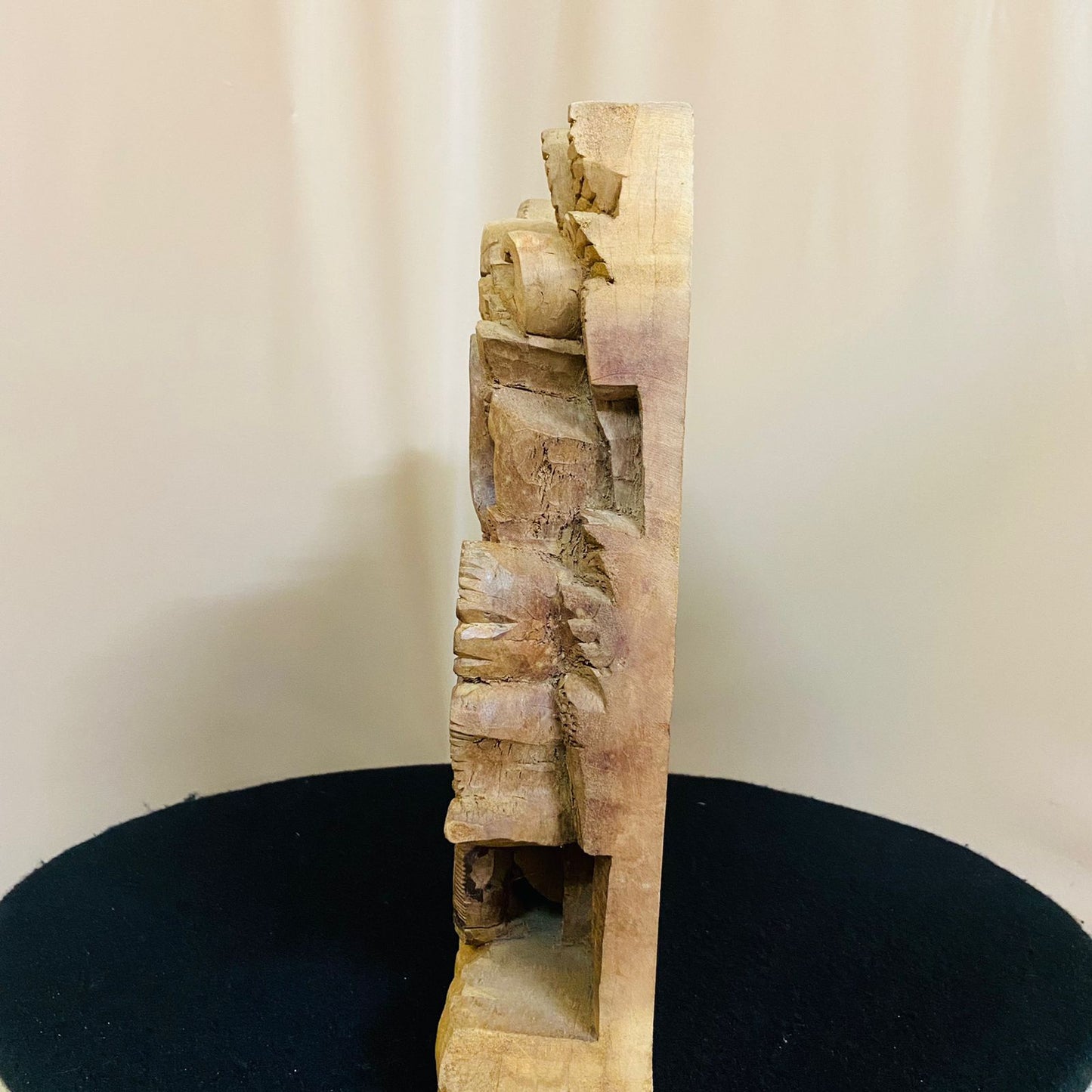 Wooden Lord Krishna Arjuna Rath Chariot wall panel