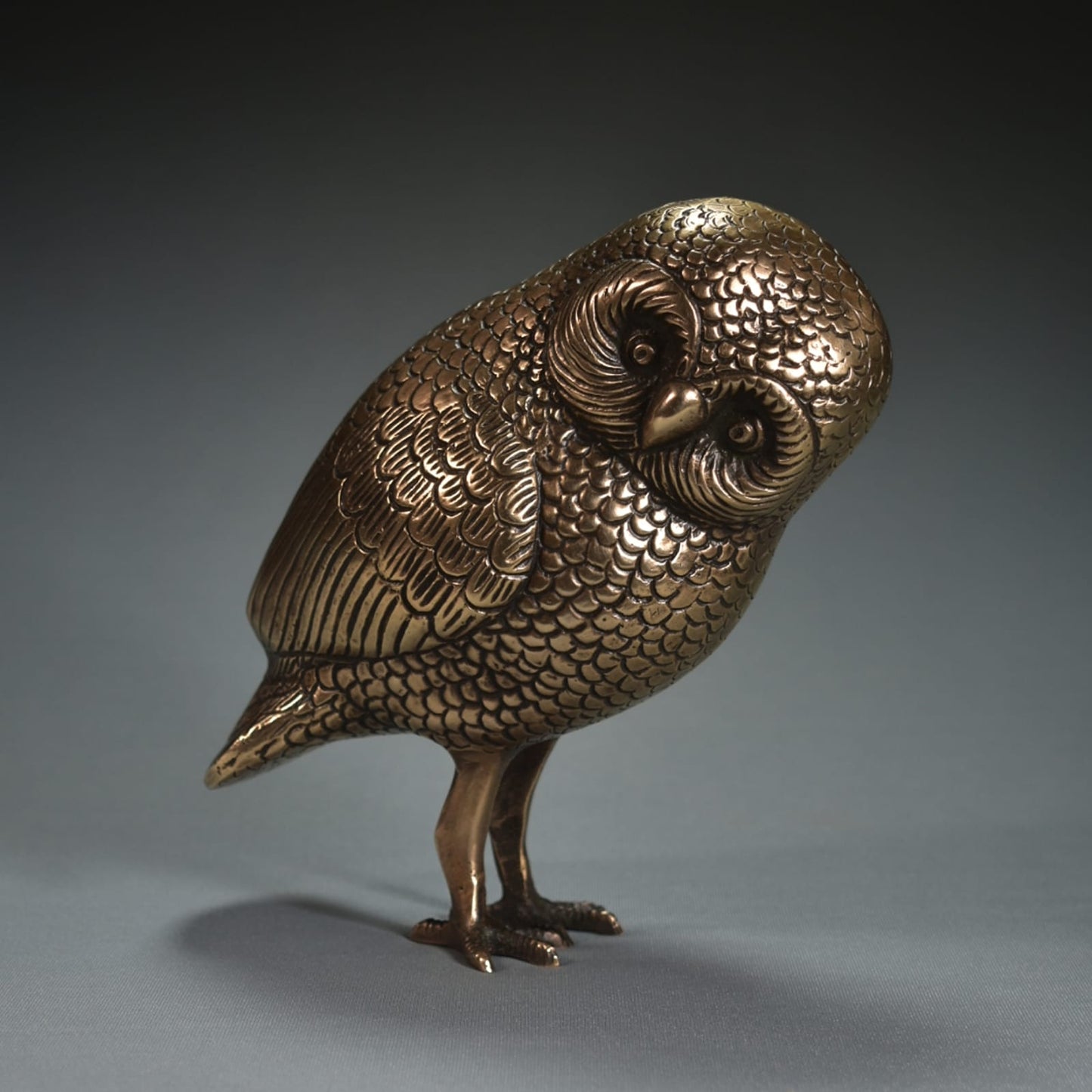 Beautiful Owl Hand Casted in brass