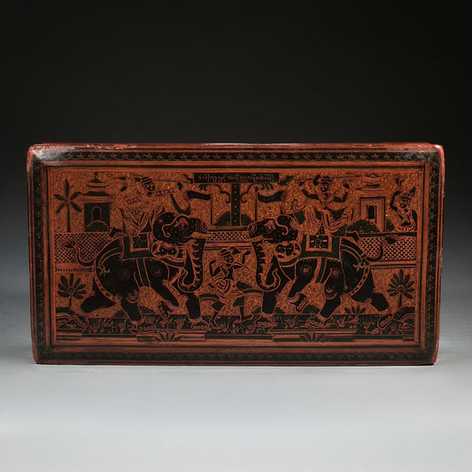 Wooden Burmese Box